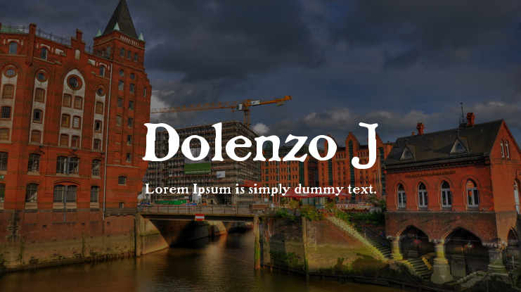 Dolenzo J Font