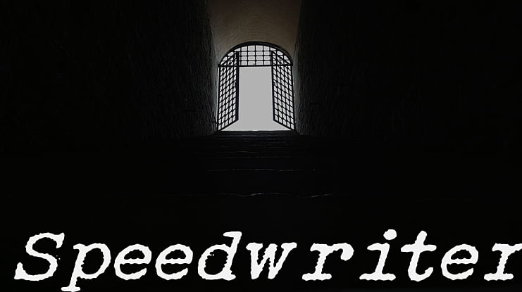 Speedwriter Font