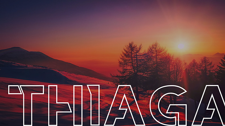 THIAGA Font Family