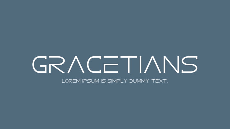 GRACETIANS Font Family