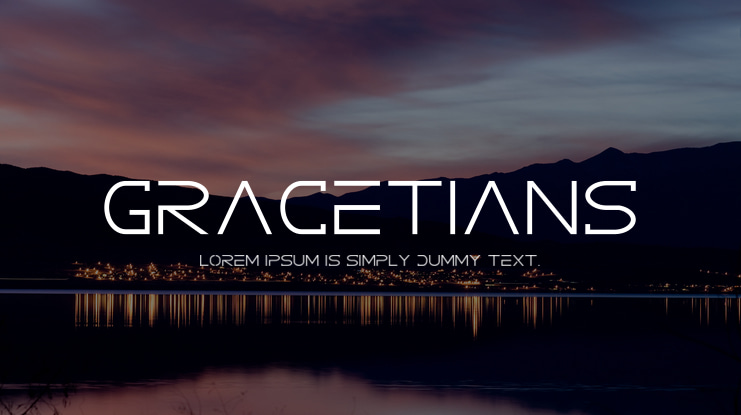GRACETIANS Font Family