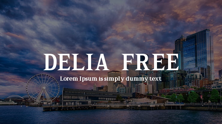 DELIA  FREE Font Family