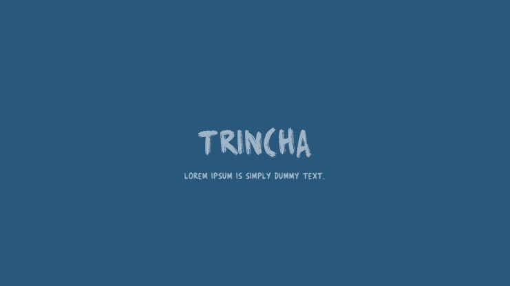 Trincha Font