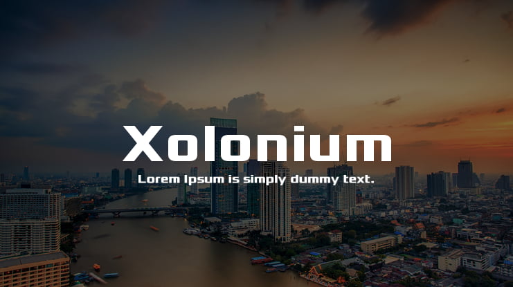 Xolonium Font Family