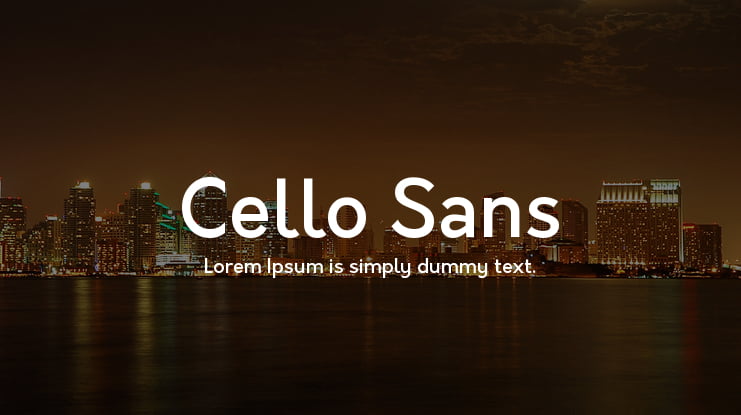 Cello Sans Font Family