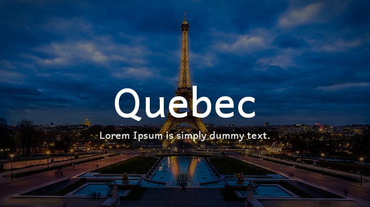 Quebec Font Family
