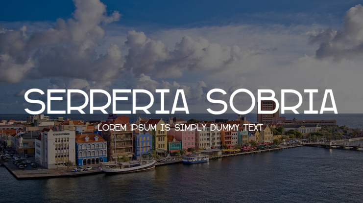 Serreria Sobria Font