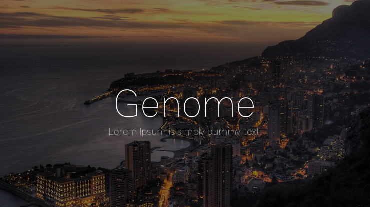 Genome Font