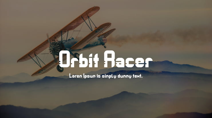 Orbit Racer Font