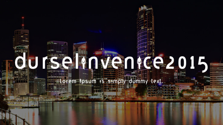 durselinvenice2015 Font Family