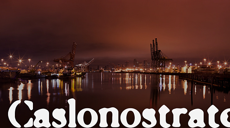 Caslonostrate Font
