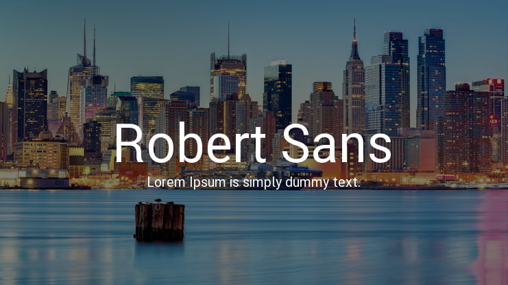 Robert Sans Font Family