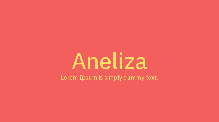 Aneliza Font Family