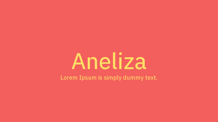 Aneliza Font Family
