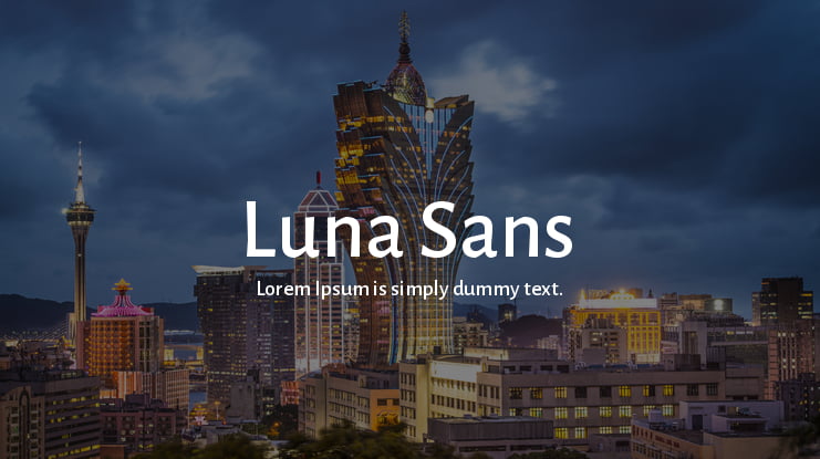 Luna Sans Font Family