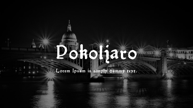 Pokoljaro Font