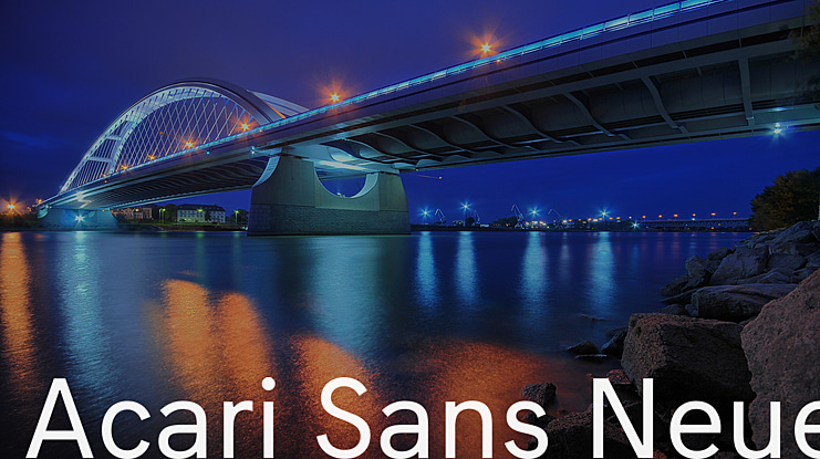 Acari Sans Neue Font Family