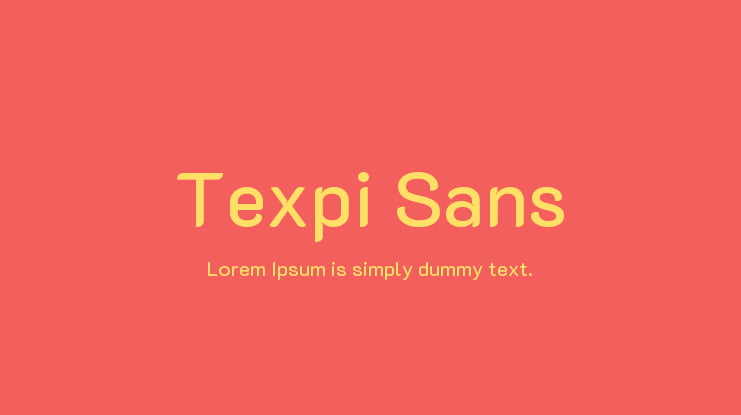 Texpi Sans Font Family