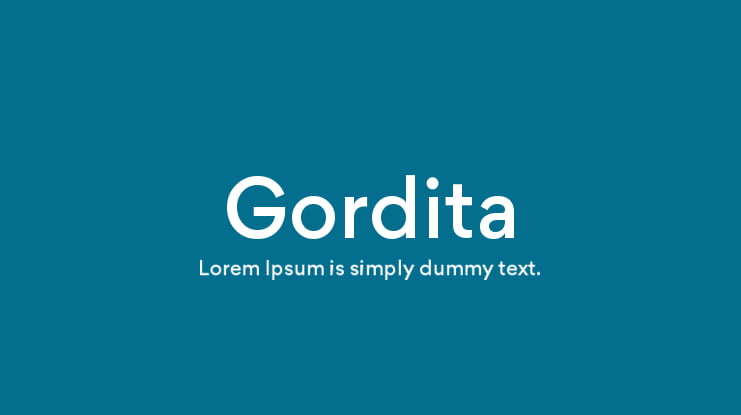 Gordita Font Family