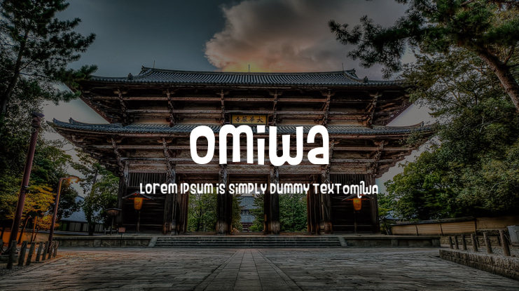 Omiwa Font