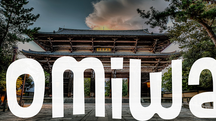 Omiwa Font