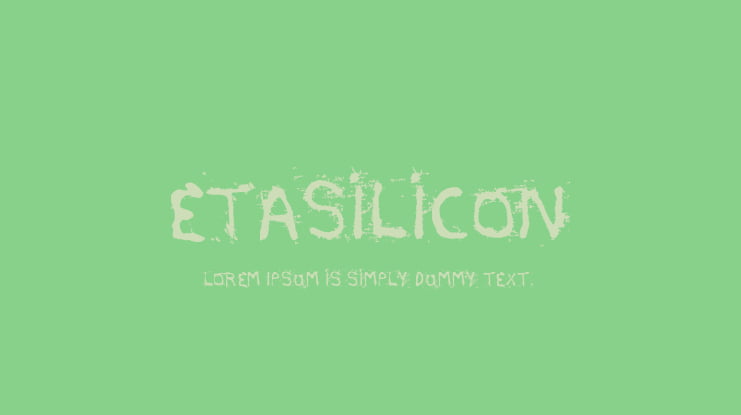 etasilicon Font