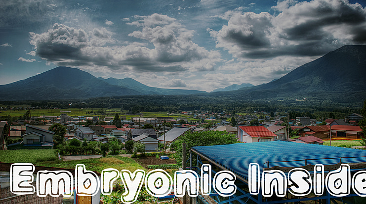 Embryonic Font Family