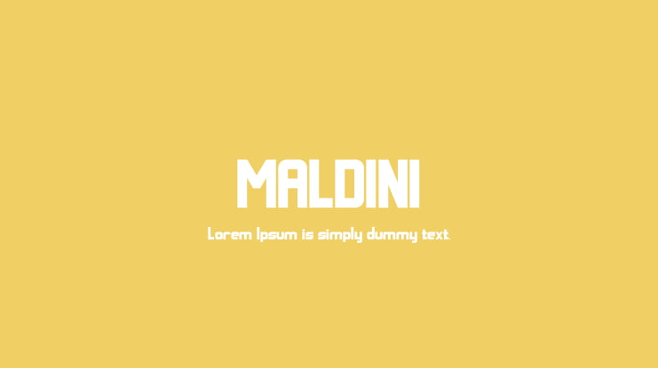 MALDINI Font Family