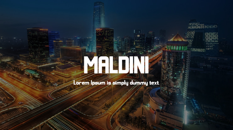 MALDINI Font Family