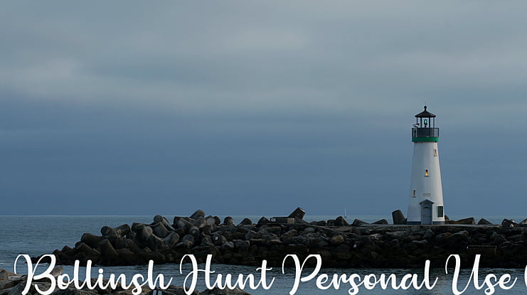 Bollinsh Hunt Personal Use Only Font