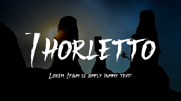 Thorletto Font Family