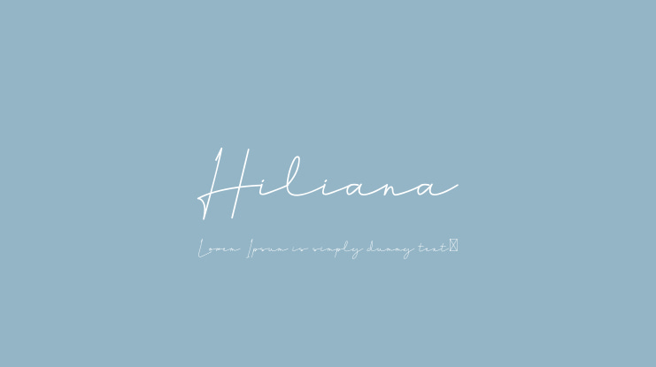 Hiliana Font