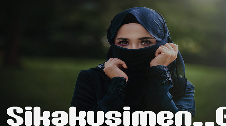 Sikakusimen__G Font