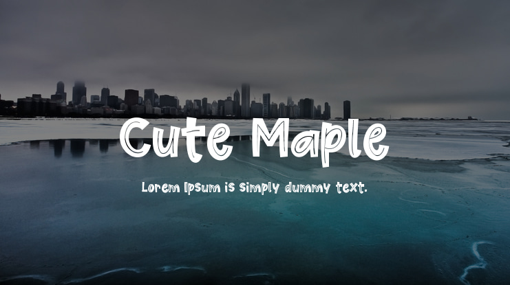 Cute Maple Font