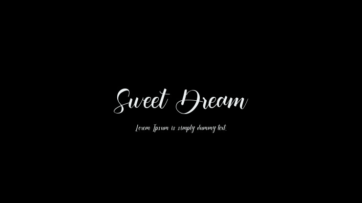 Sweet Dream Font