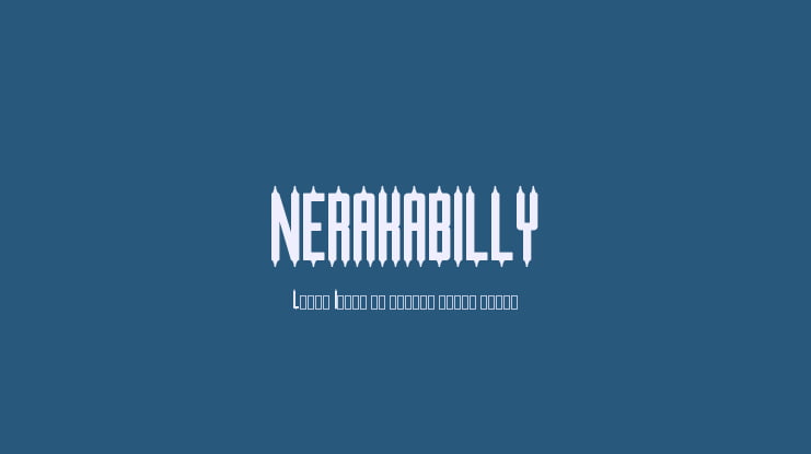 NERAKABILLY Font Family