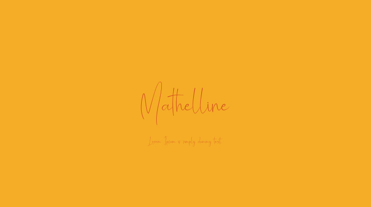 Mathelline Font