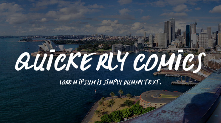 Quickerly Comics Font