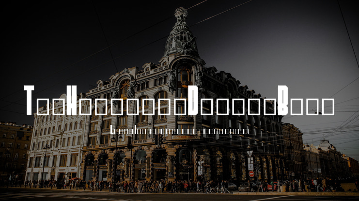 TheHangoverDecadeBold Font Family