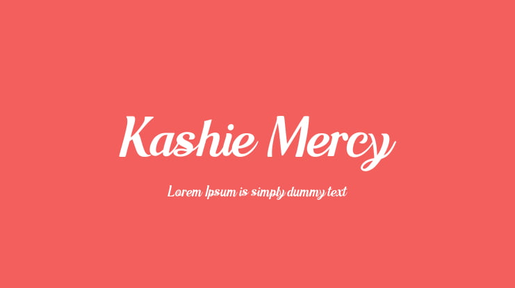 Kashie Mercy Font