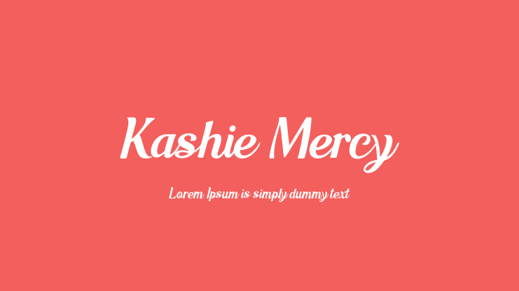 Kashie Mercy Font