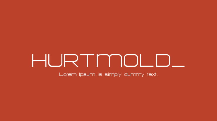 HURTMOLD_ Font
