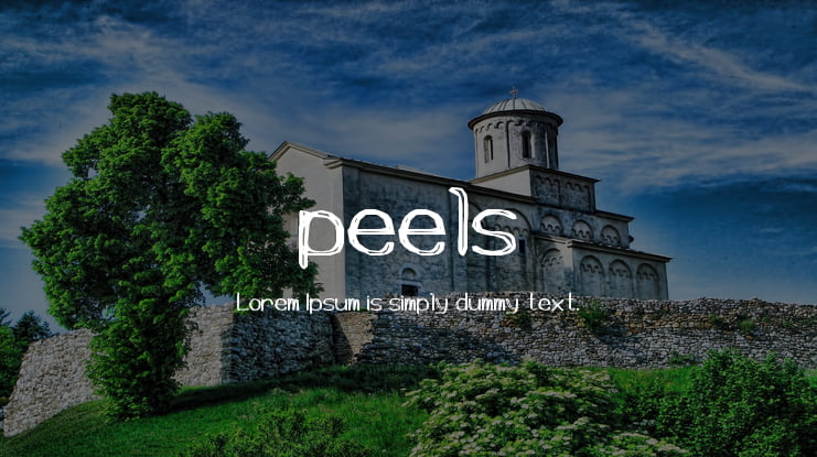 peels Font
