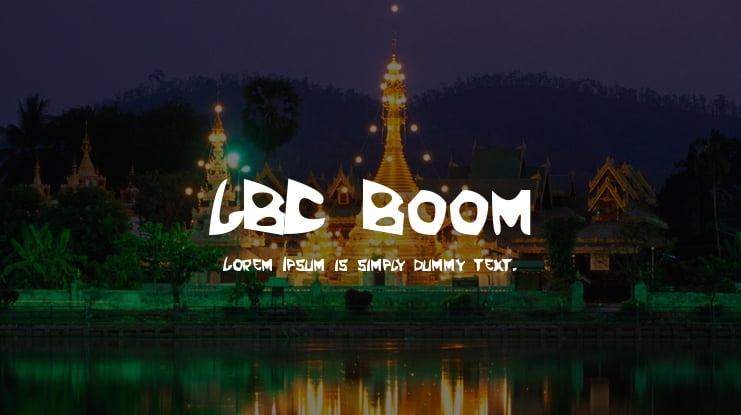 LBC Boom Font