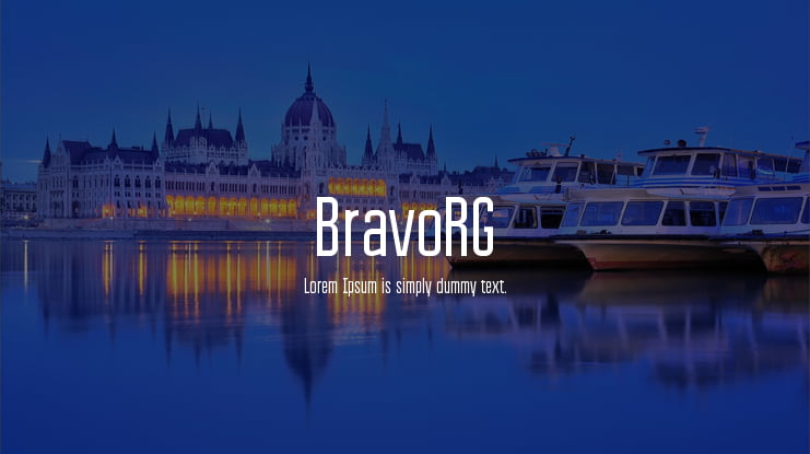 BravoRG Font Family