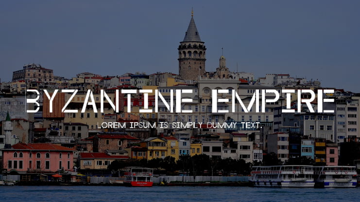 Byzantine Empire Font