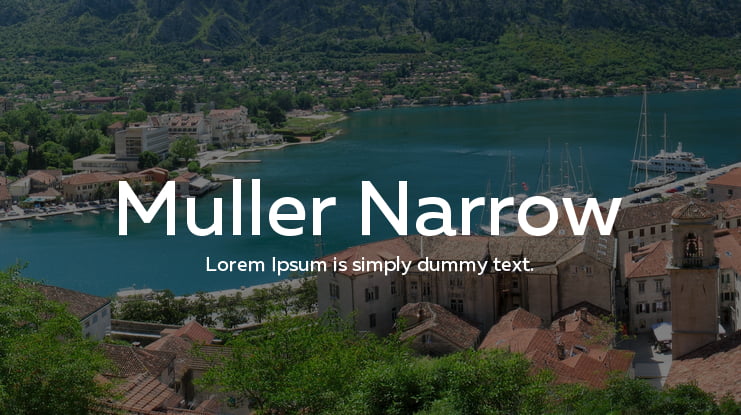 Muller Narrow Font Family