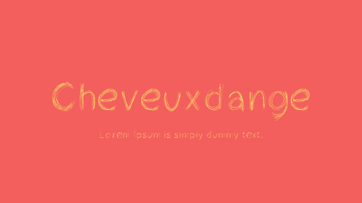 Cheveuxdange Font