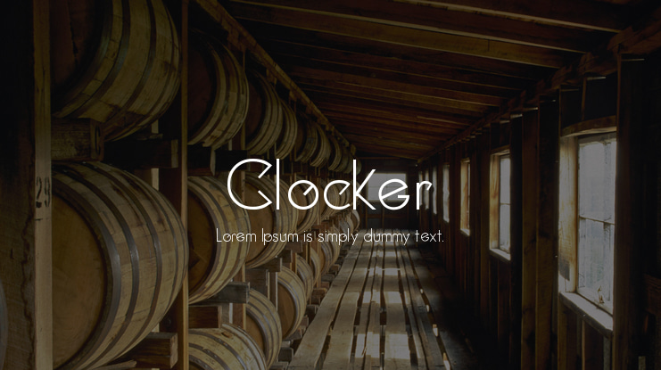 Clocker Font