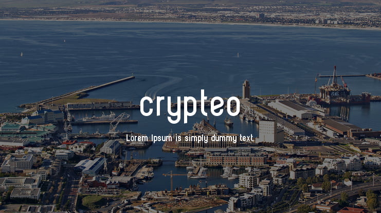 crypteo Font